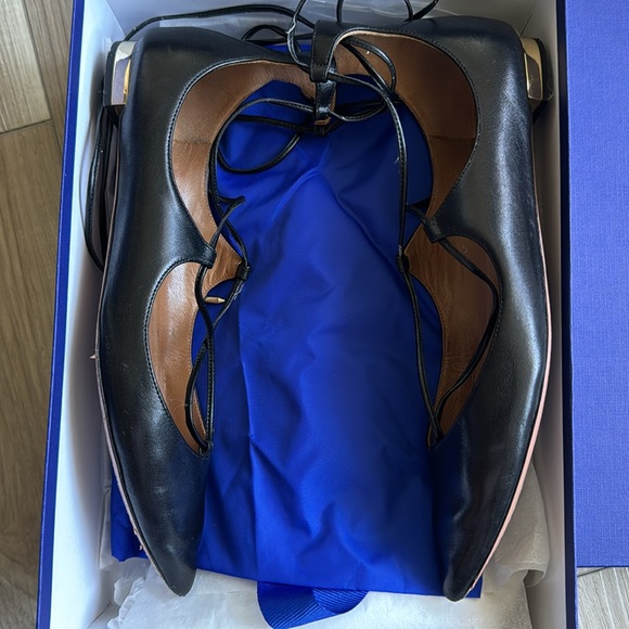 Authentic AQUAZZURA Christy pointed toe Flat. Size 37. - Picture 5 of 9